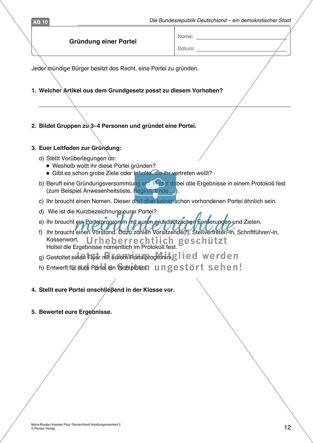 Die BRD: ein demokratischer Staat Preview 14