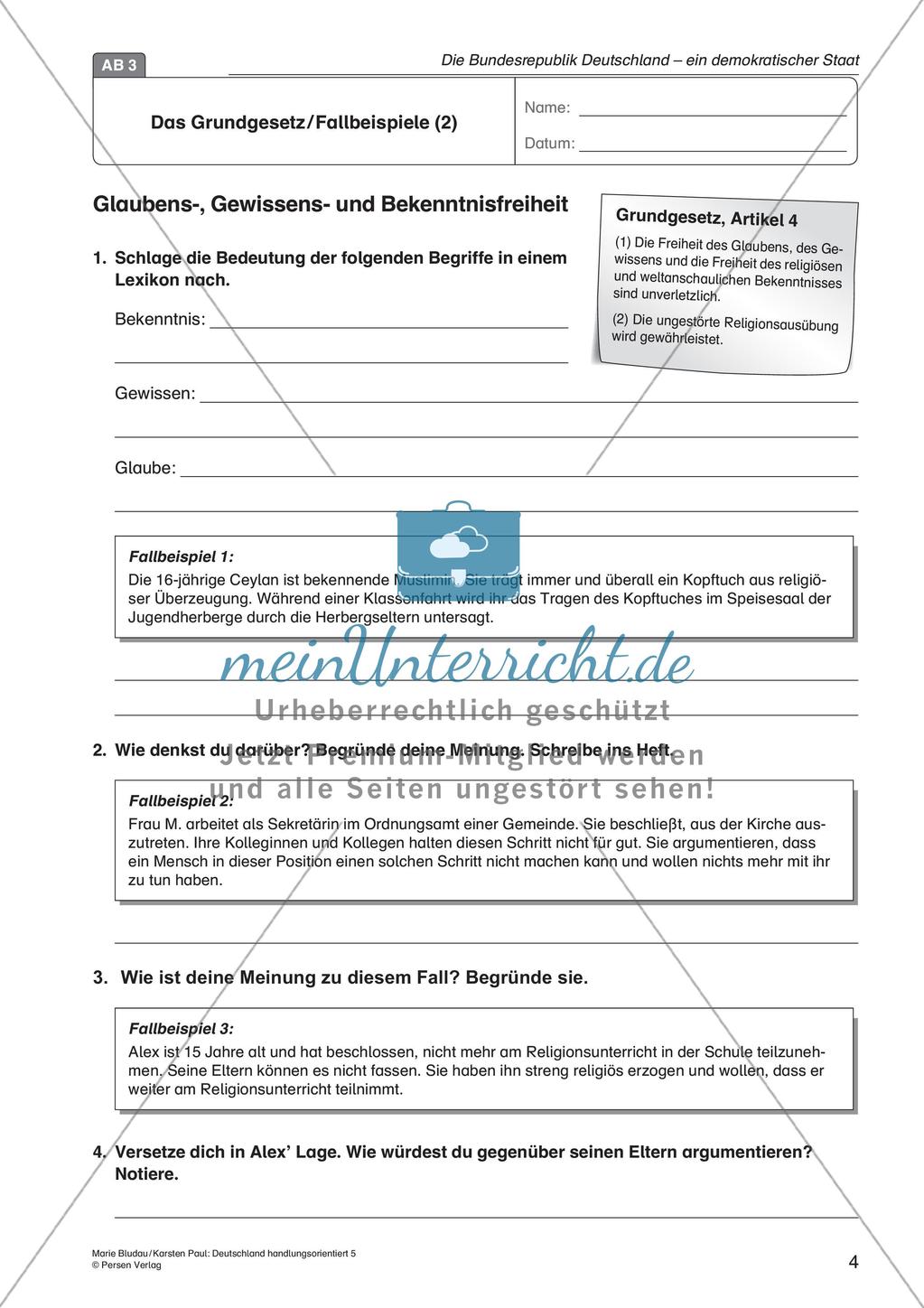 Die BRD: ein demokratischer Staat Preview 6