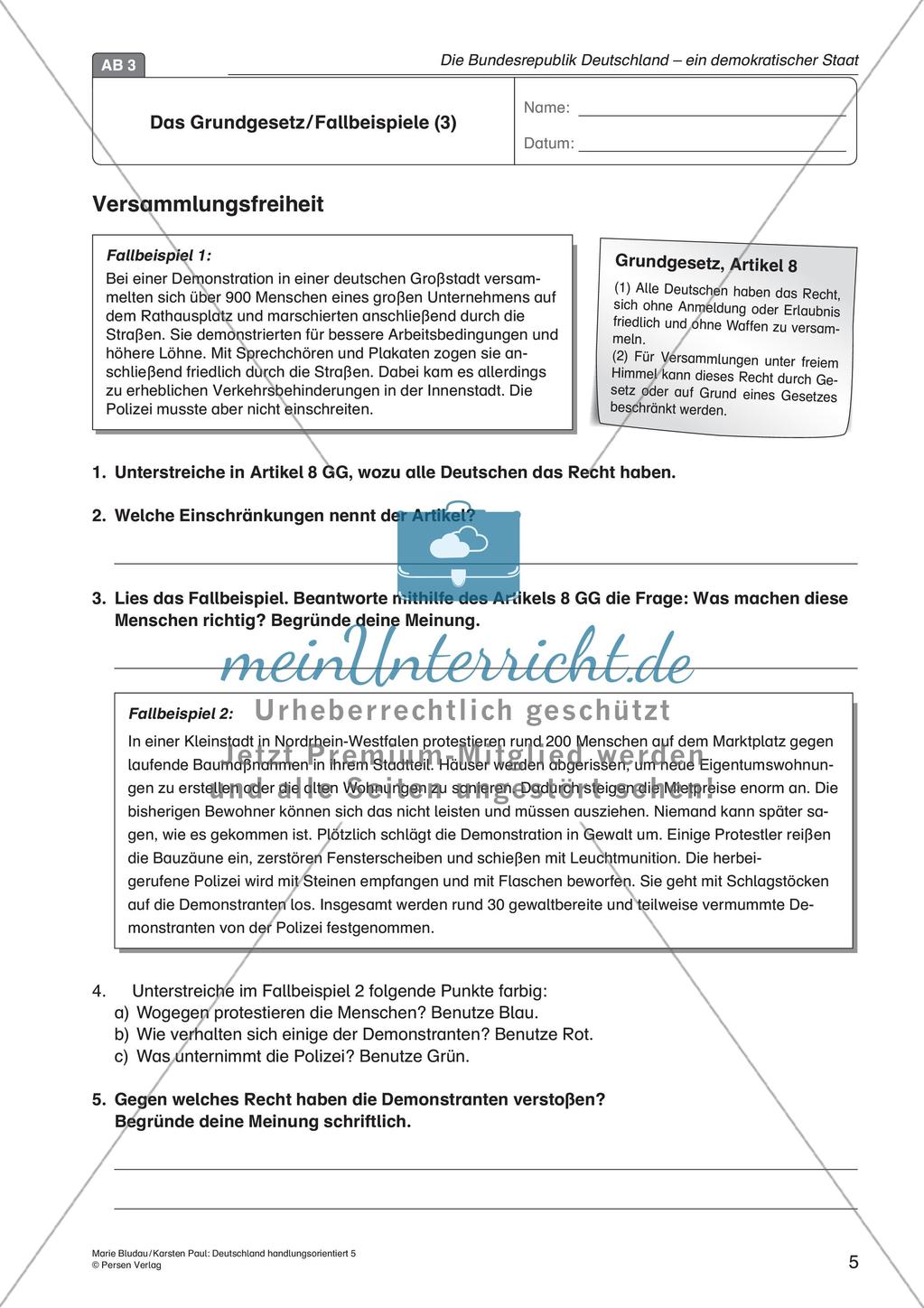Die BRD: ein demokratischer Staat Preview 7