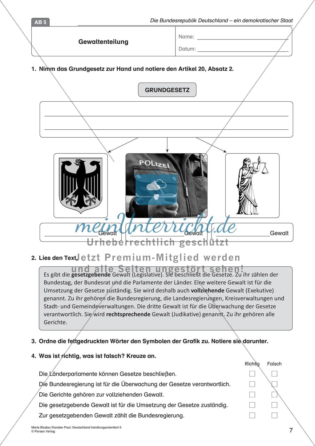 Die BRD: ein demokratischer Staat Preview 9