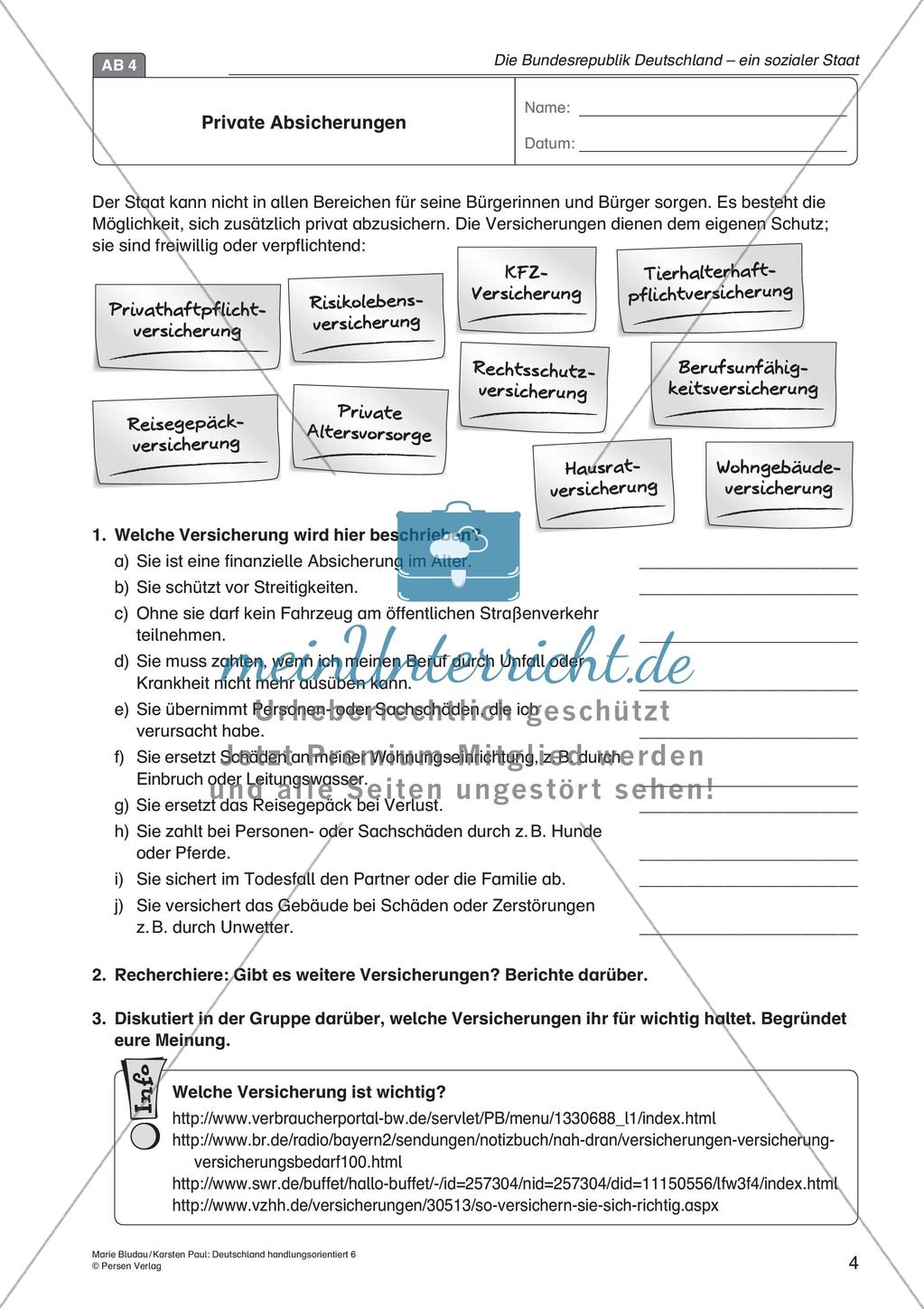 Die BRD: ein sozialer Staat Preview 6