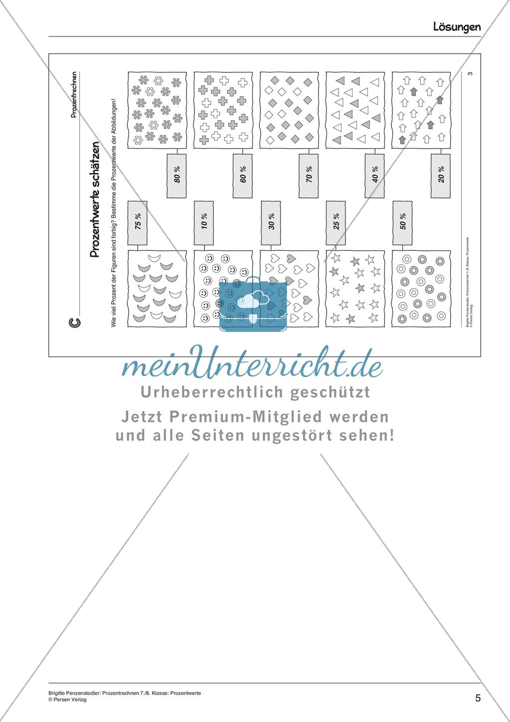 Das Prozentrechnen: Die Prozentwerte Preview 7