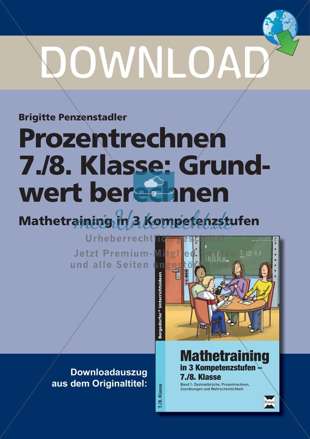 Die Berechnung von Grundwerten Preview 1