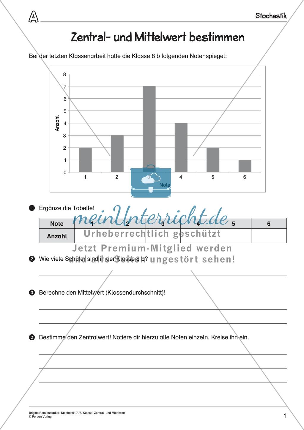 Stochastik: Der Zentral- und Mittelwert Preview 3