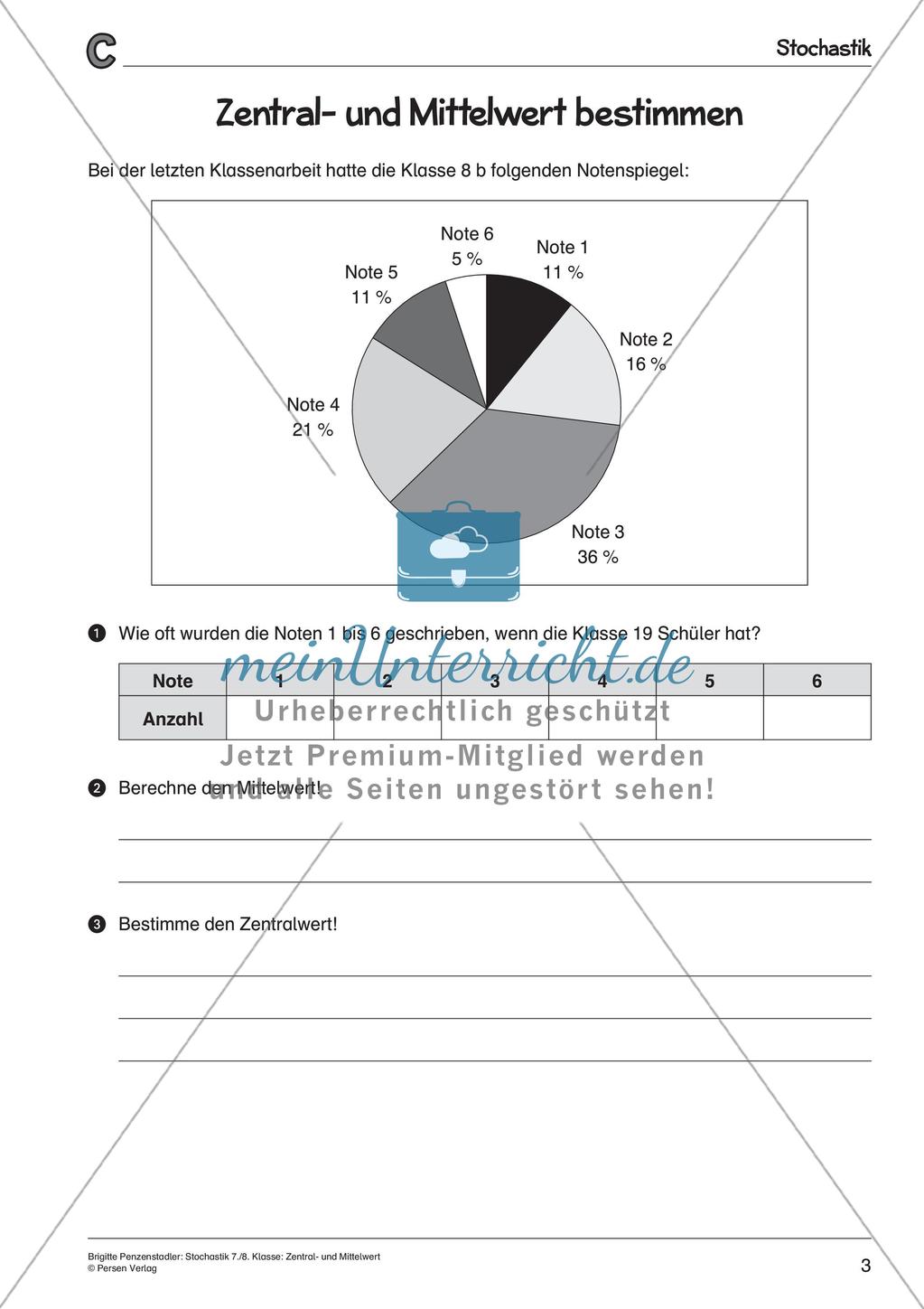 Stochastik: Der Zentral- und Mittelwert Preview 5