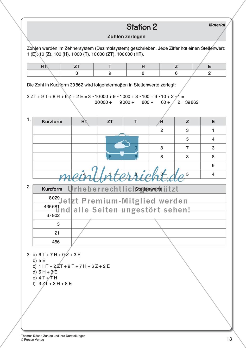 Zahlen und ihre Darstellungen Preview 15