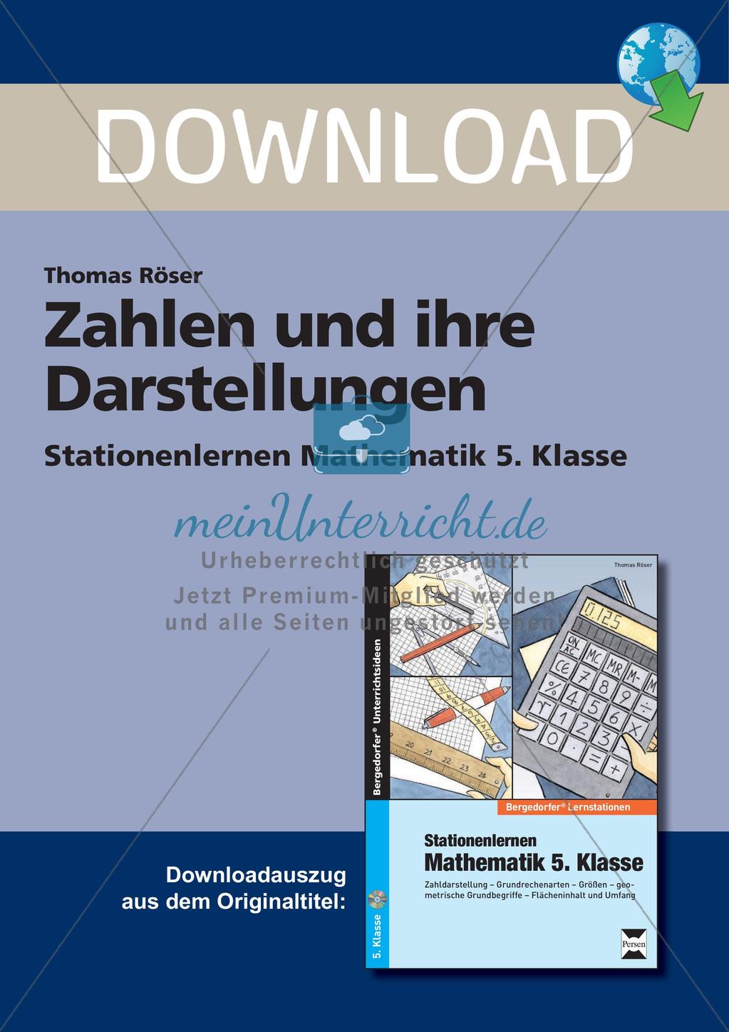 Zahlen und ihre Darstellungen Preview 1