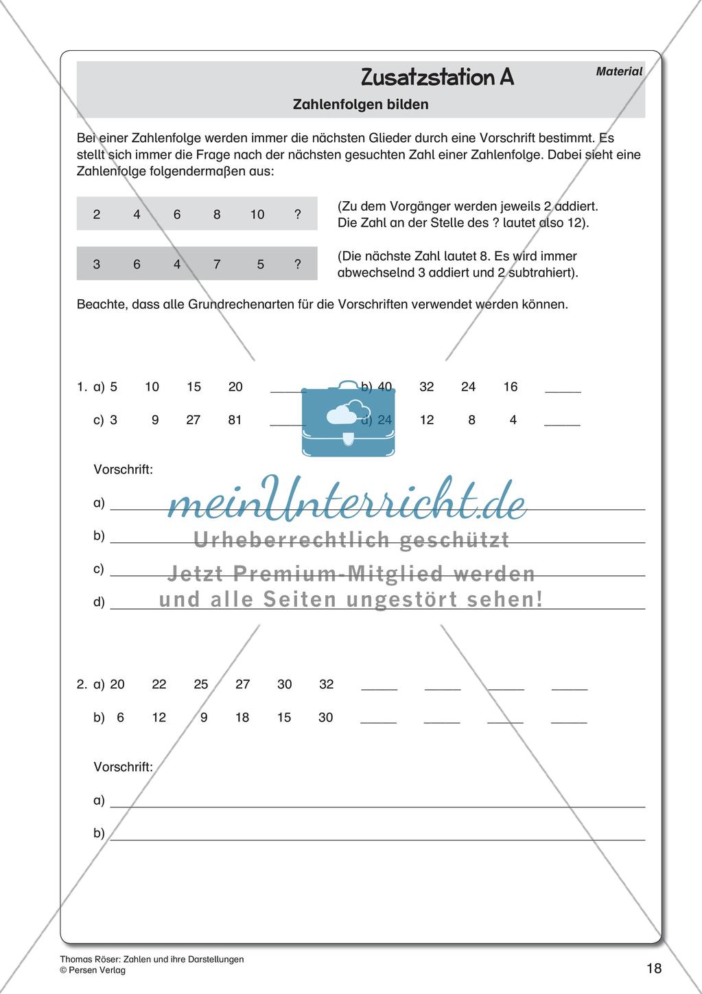 Zahlen und ihre Darstellungen Preview 20