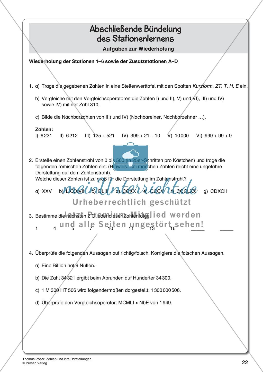Zahlen und ihre Darstellungen Preview 24