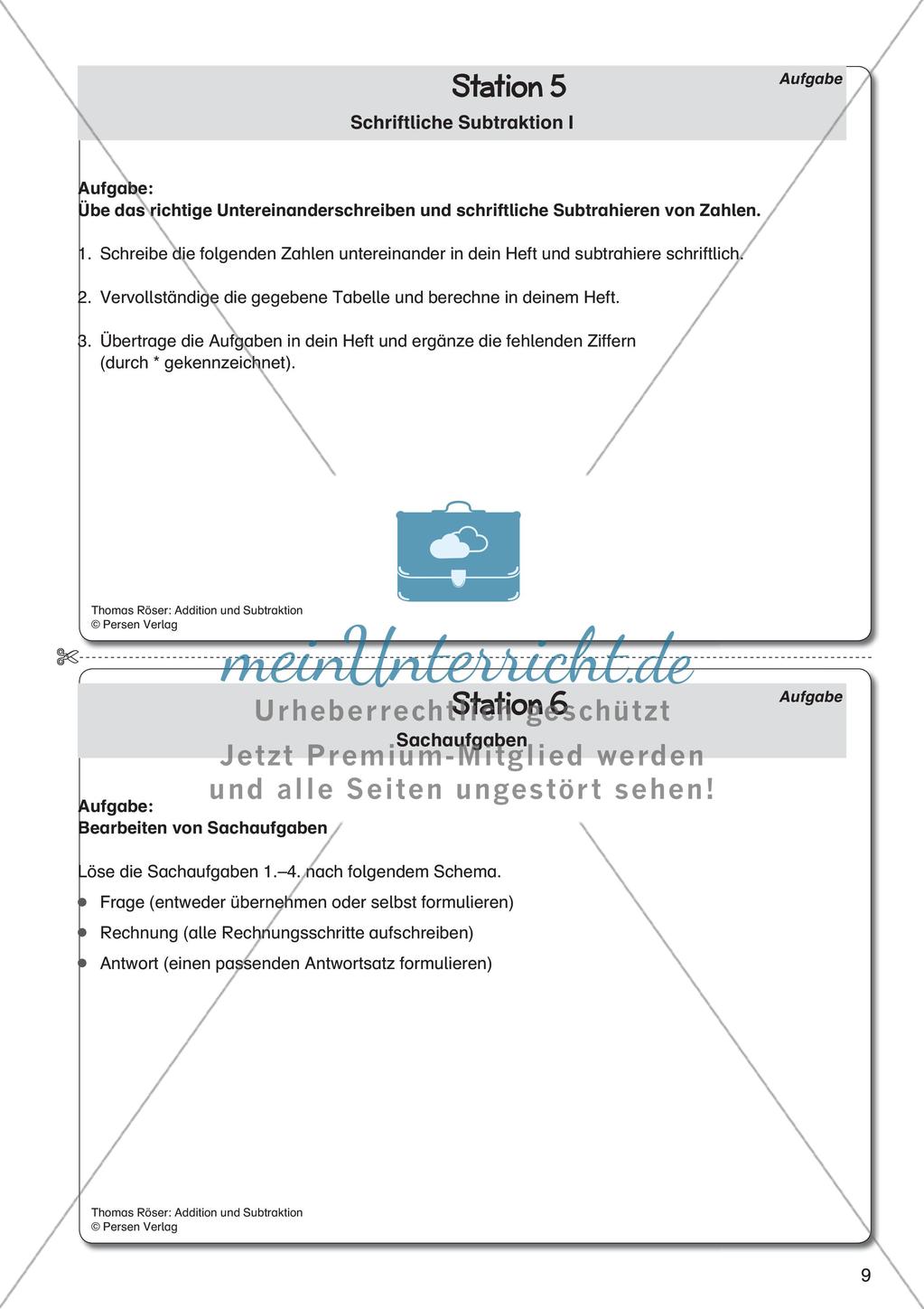 Addition und Subtraktion Preview 11