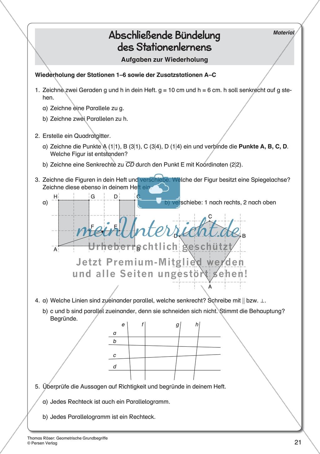Geometrische Grundbegriffe Preview 23