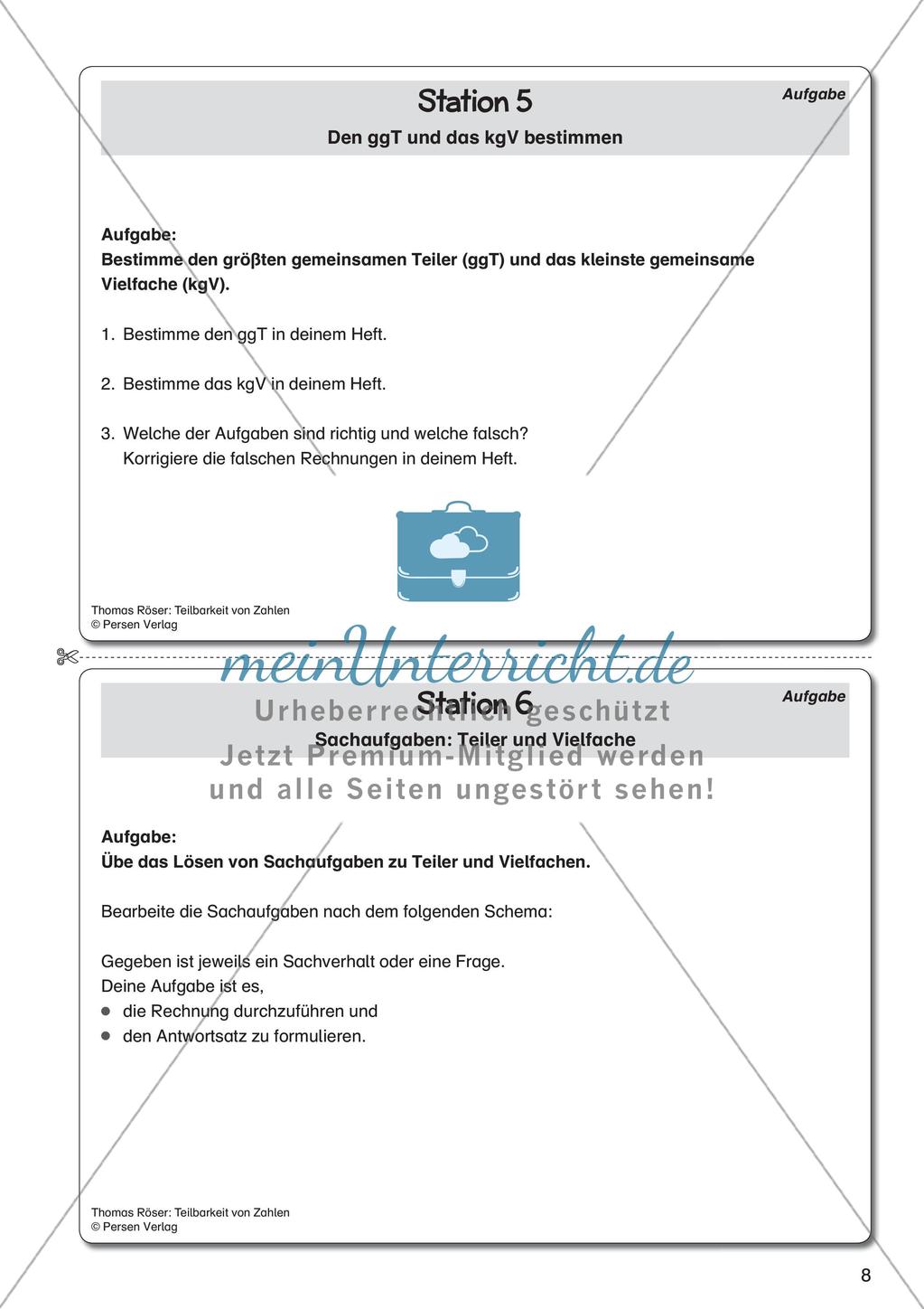 Teilbarkeit von Zahlen Preview 10