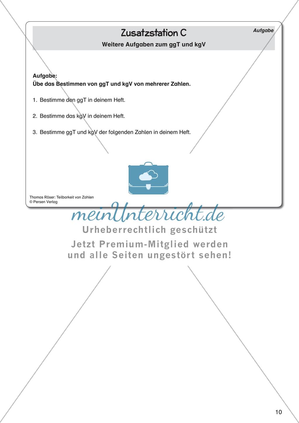 Teilbarkeit von Zahlen Preview 12