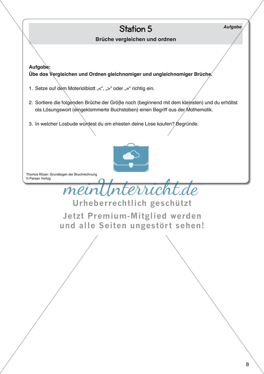 Die Grundlagen der Bruchrechnung Preview 10