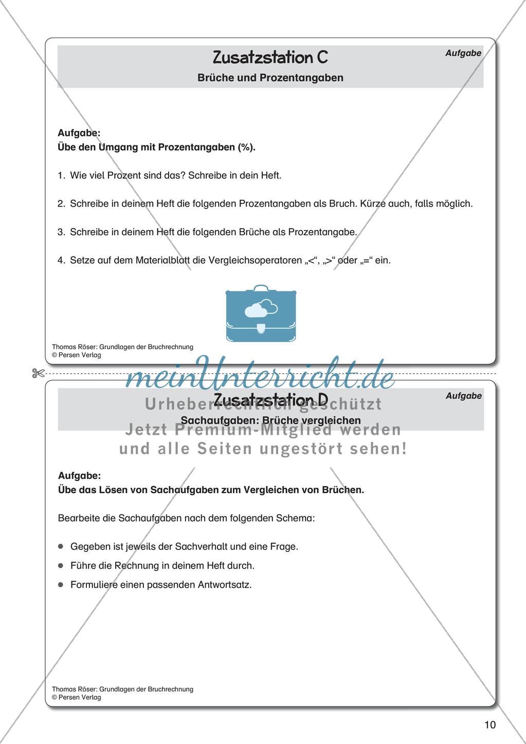 Die Grundlagen der Bruchrechnung Preview 12