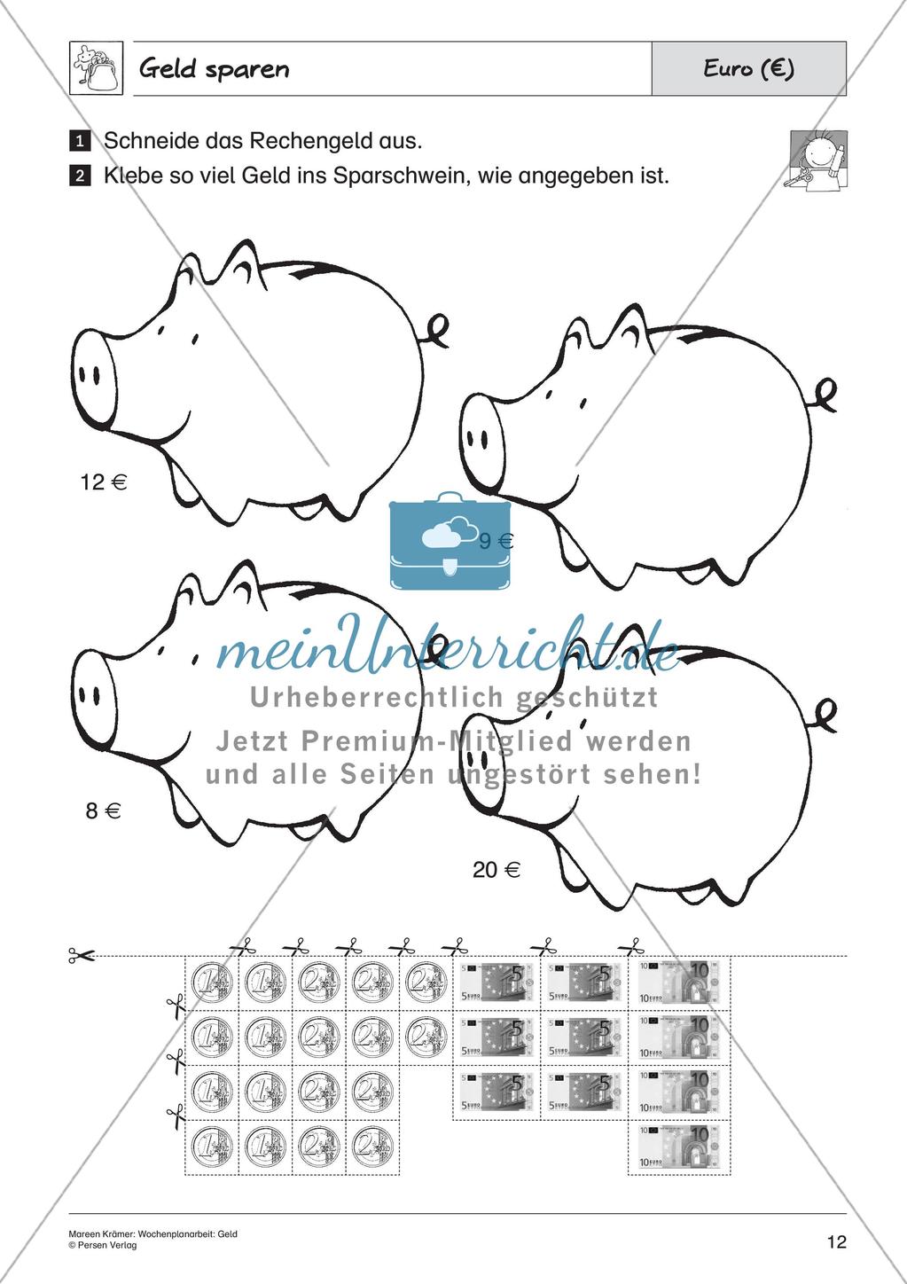 Wochenplanarbeit: Geld Preview 14
