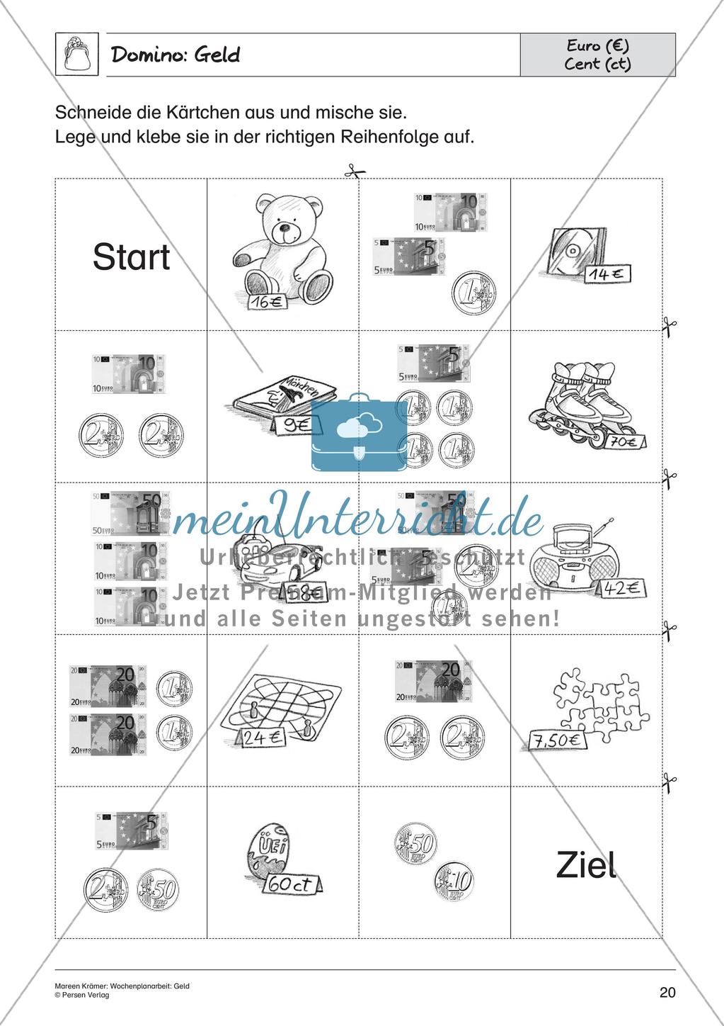 Wochenplanarbeit: Geld Preview 22