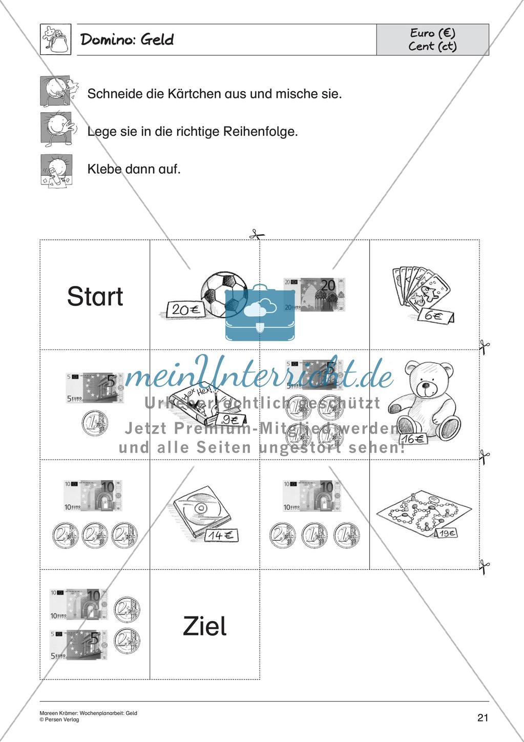 Wochenplanarbeit: Geld Preview 23