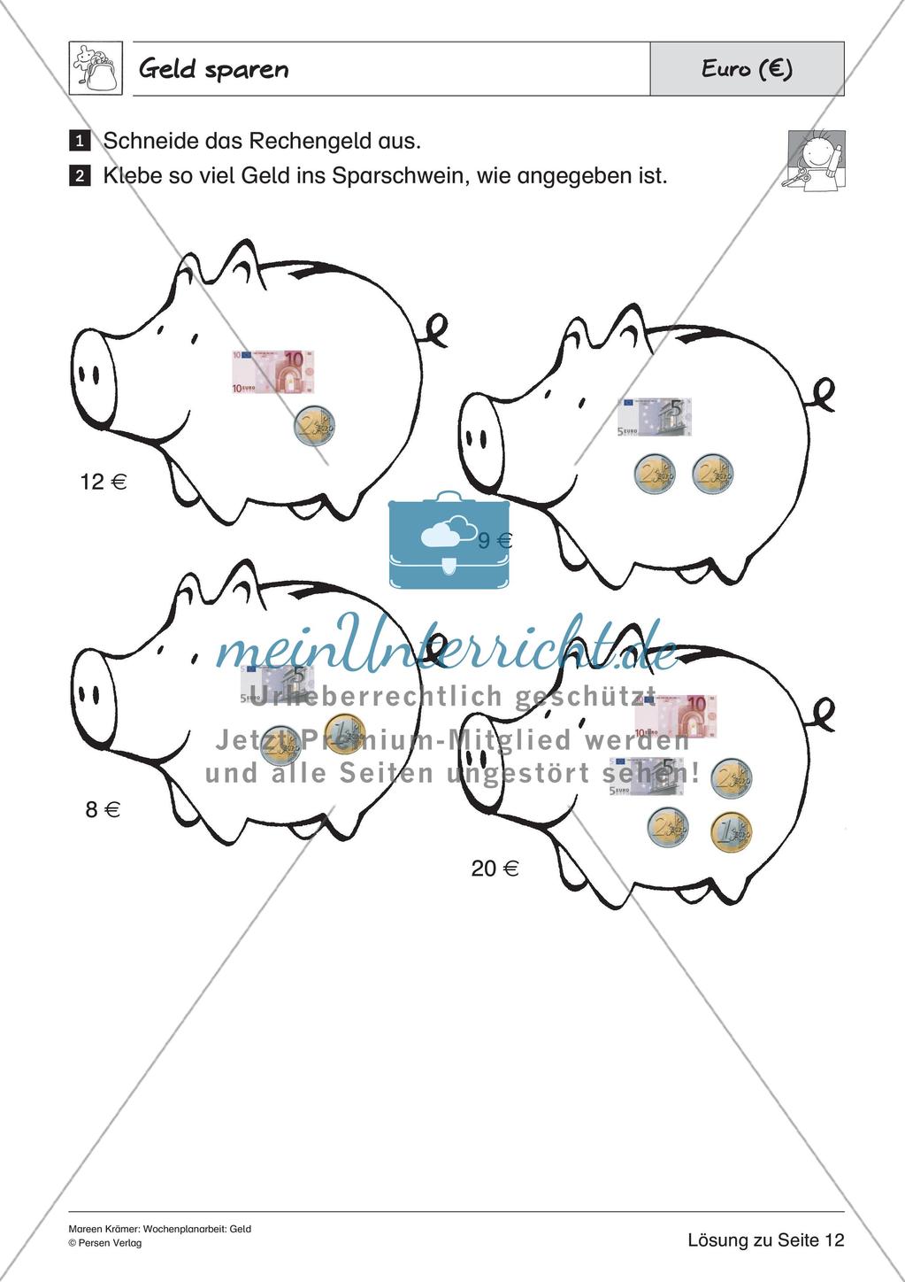 Wochenplanarbeit: Geld Preview 33