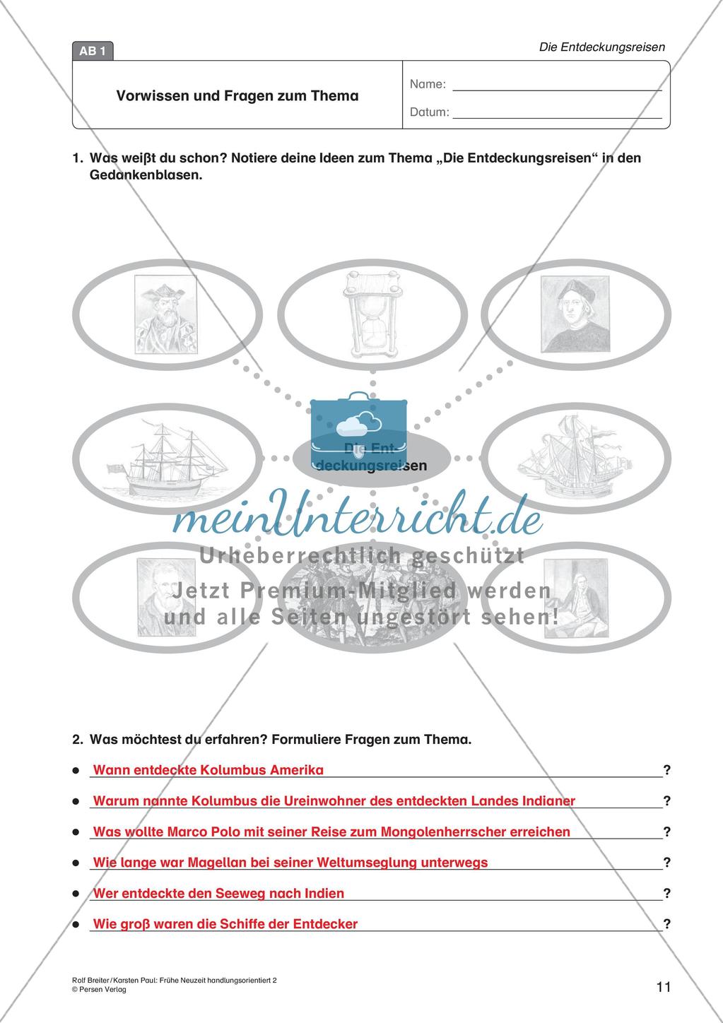 Die Frühe Neuzeit: Die Entdeckungsreisen Preview 13