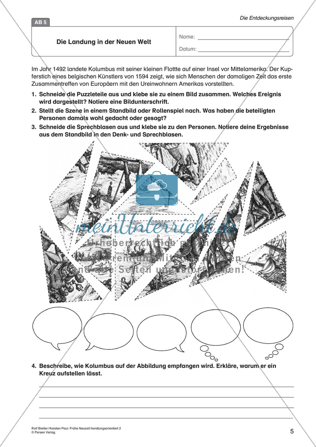 Die Frühe Neuzeit: Die Entdeckungsreisen Preview 7