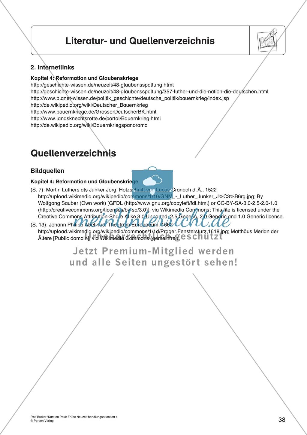 Die frühe Neuzeit: Die Reformation und die Glaubenskriege Preview 40