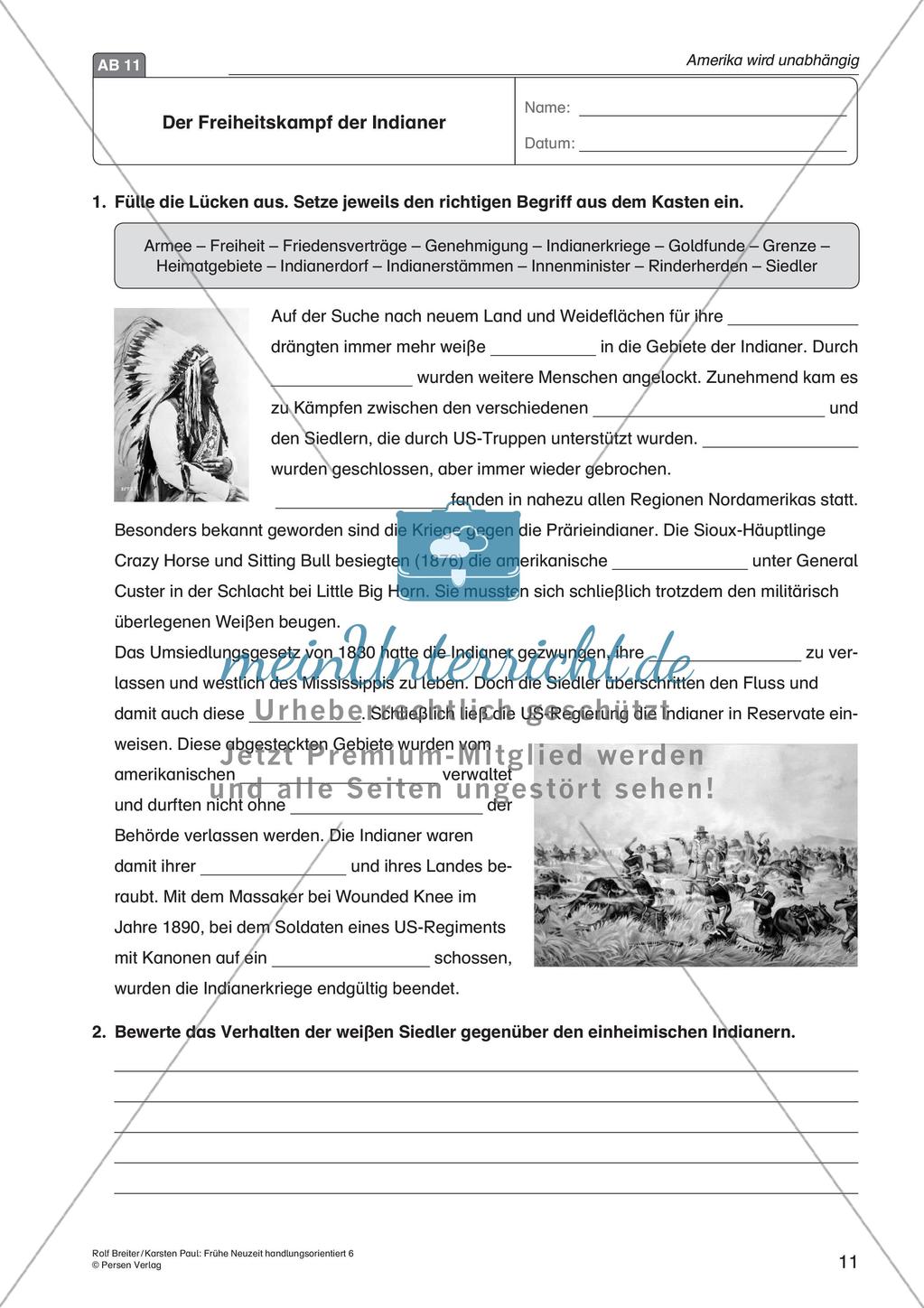 Die Frühe Neuzeit: Die Unabhängigkeit von Amerika Preview 13