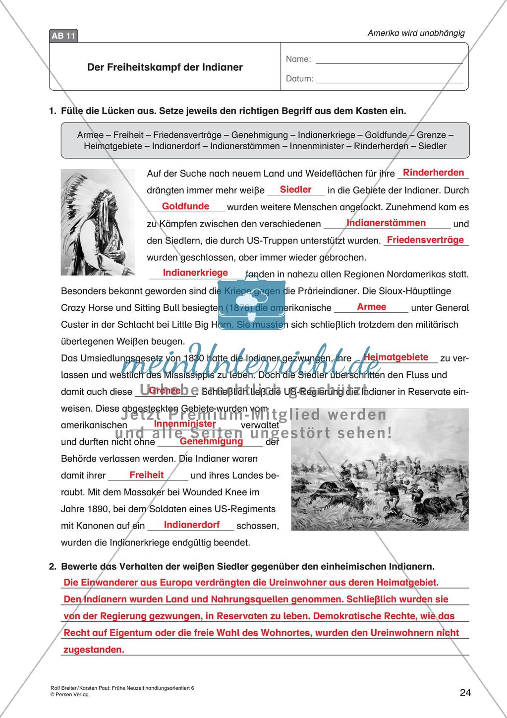 Die Frühe Neuzeit: Die Unabhängigkeit von Amerika Preview 26