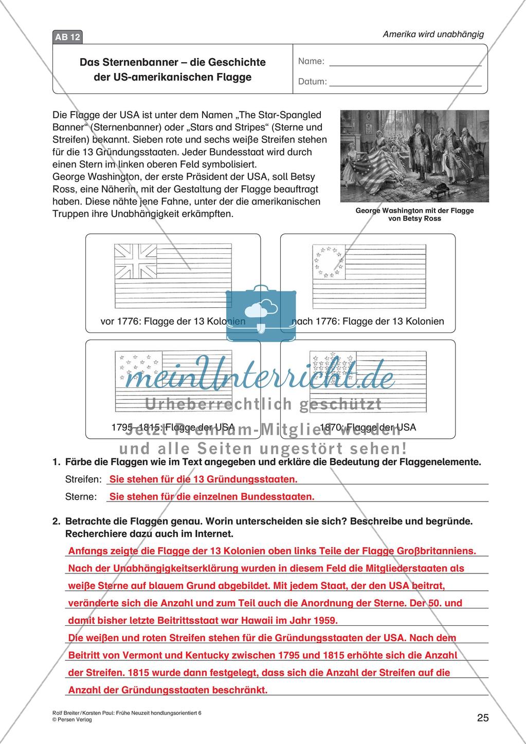Die Frühe Neuzeit: Die Unabhängigkeit von Amerika Preview 27