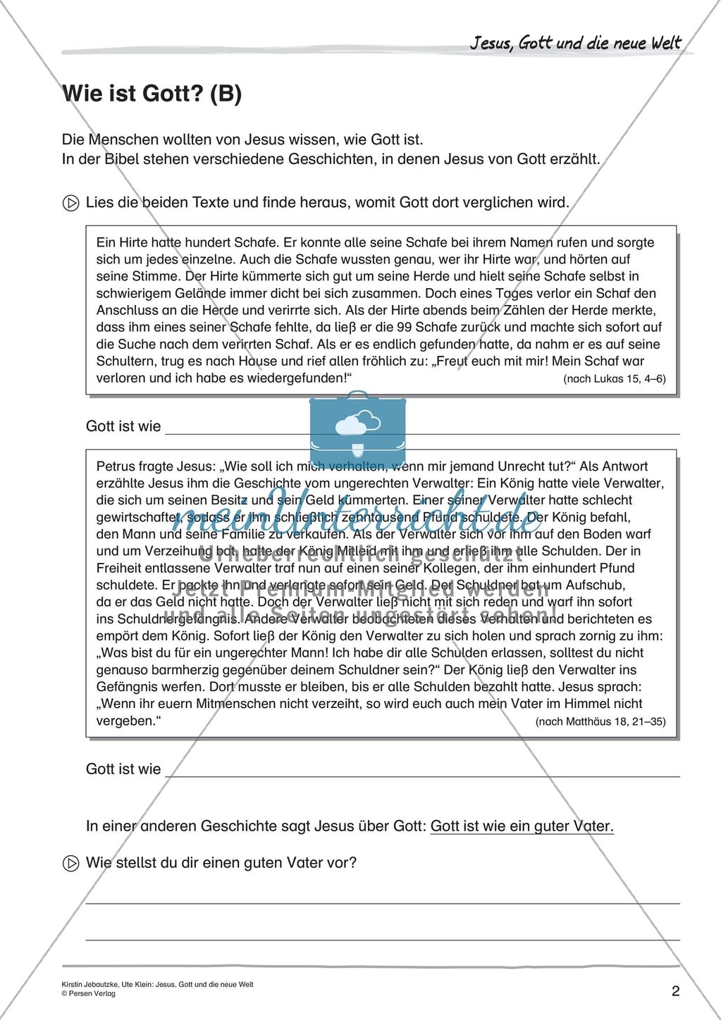 Gottesvorstellungen und Gleichnisse Preview 4