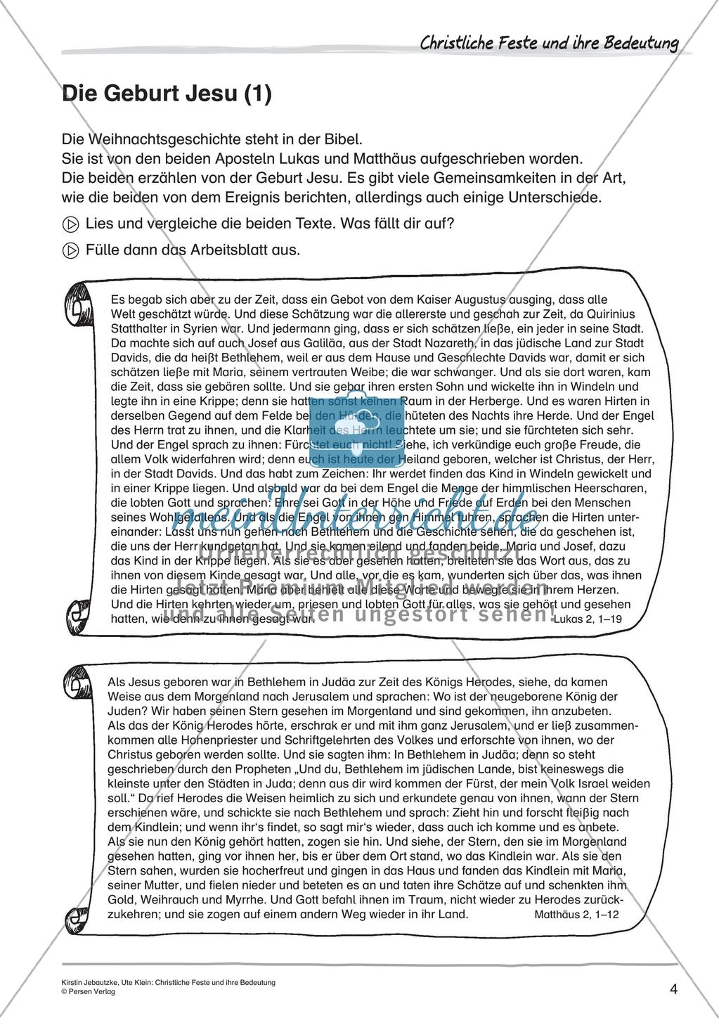 Christliche Feste und ihre Bedeutung Preview 6