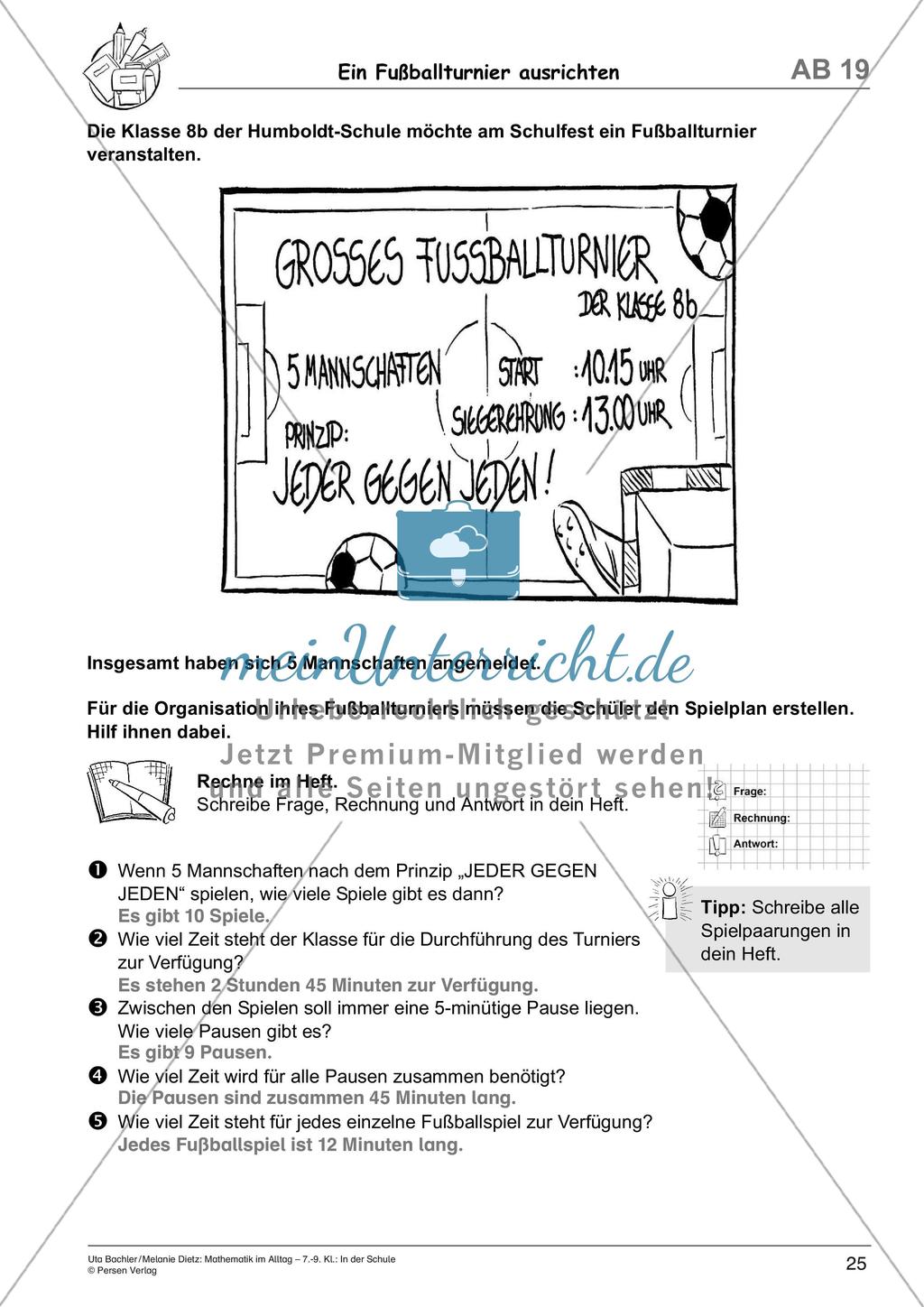 Mathematik im Alltag: In der Schule Preview 27