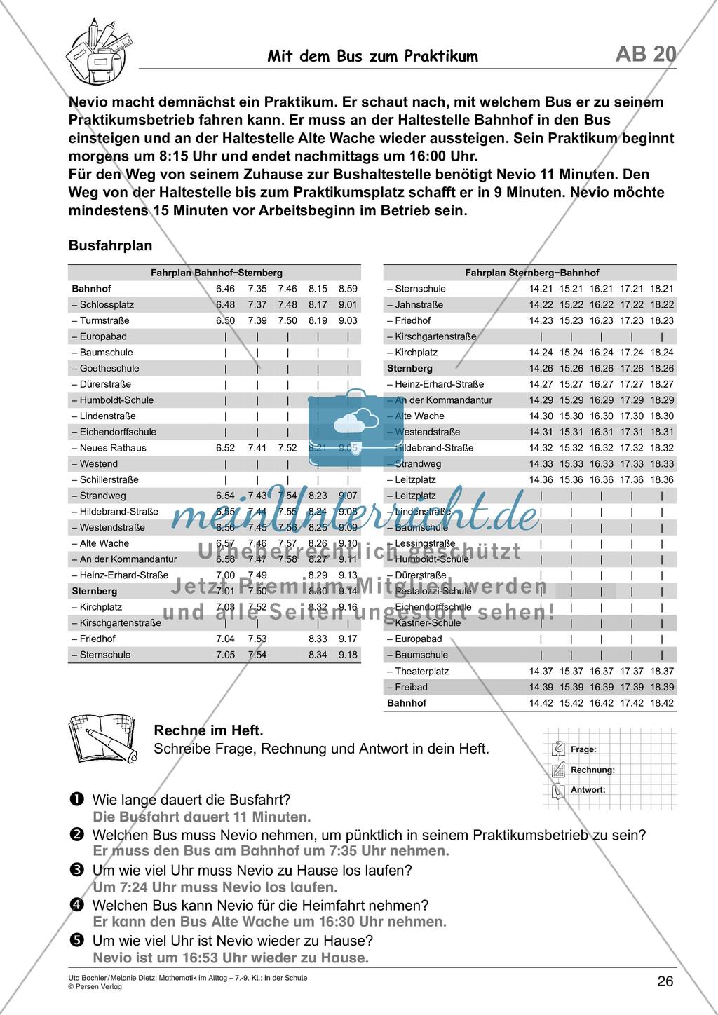 Mathematik im Alltag: In der Schule Preview 28