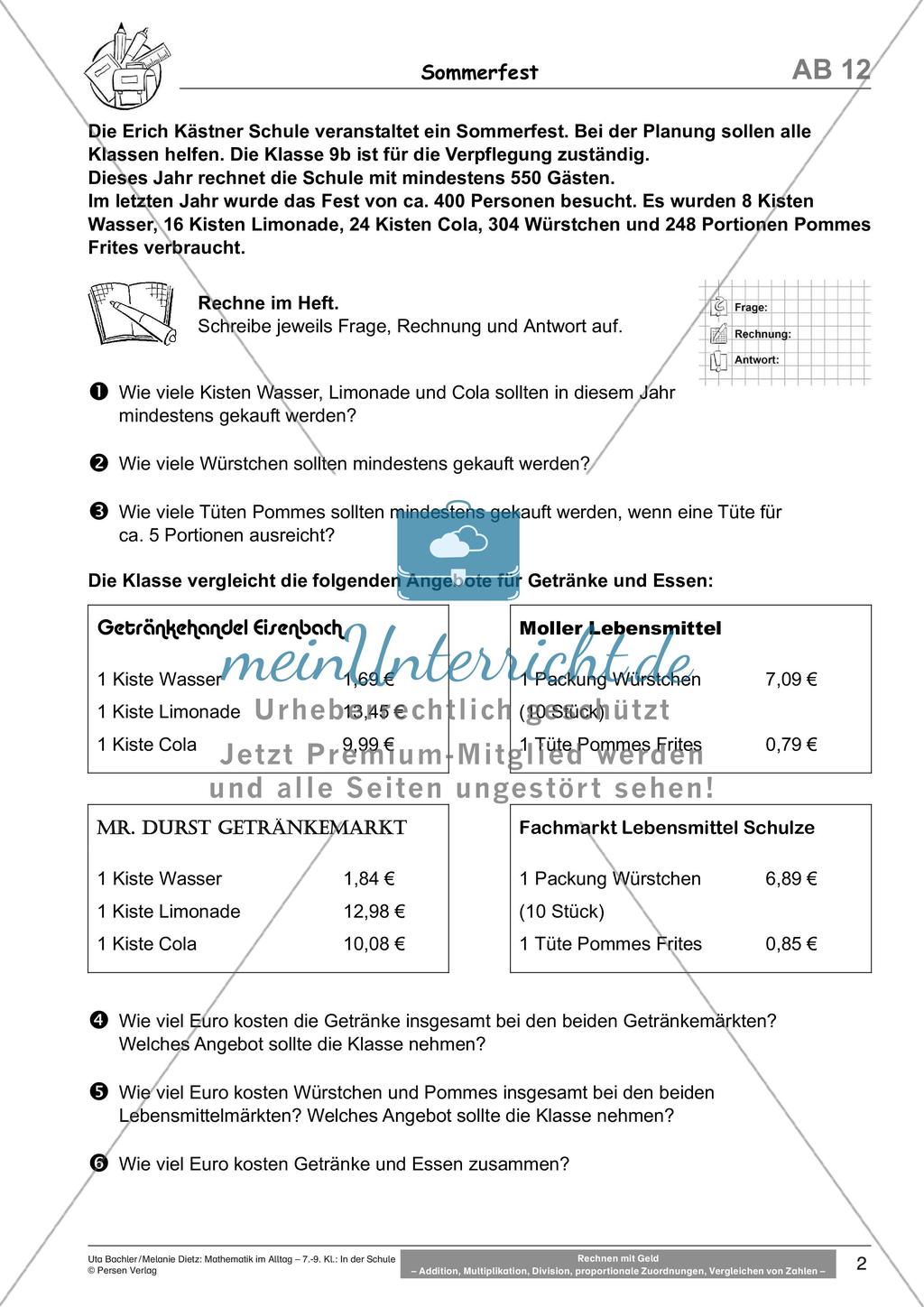 Mathematik im Alltag: In der Schule Preview 4