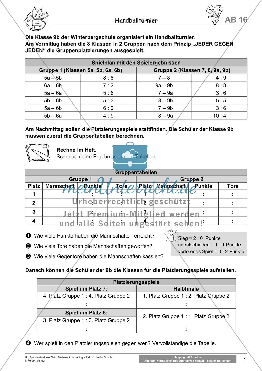 Mathematik im Alltag: In der Schule Preview 9