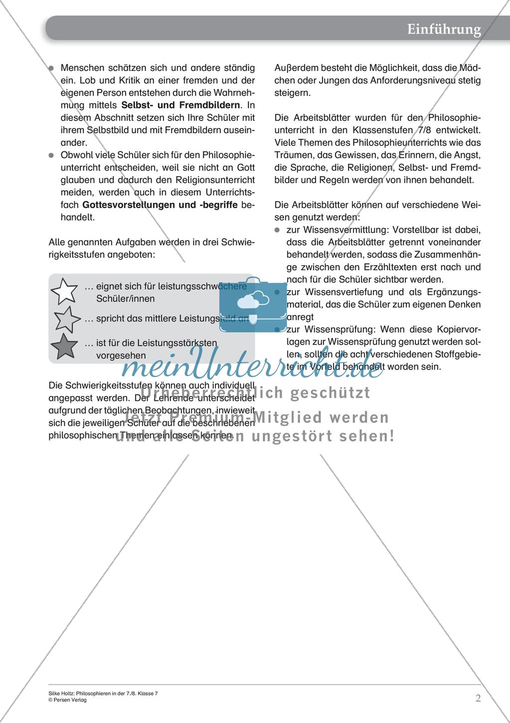 Philosophieren: Selbst- und Fremdbild Preview 4