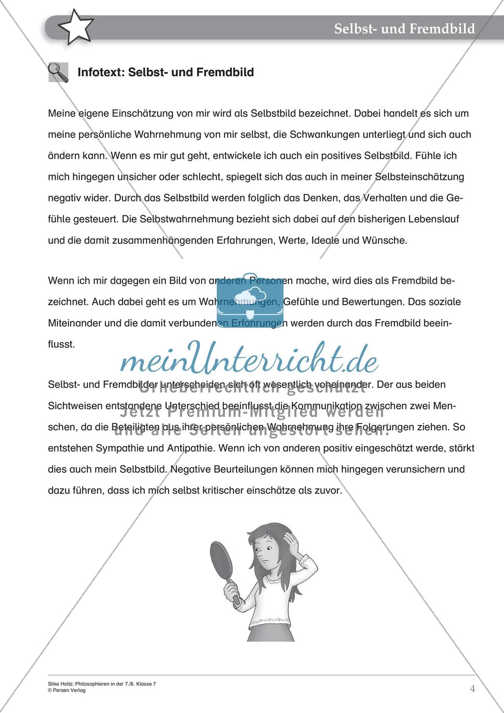 Philosophieren: Selbst- und Fremdbild Preview 6