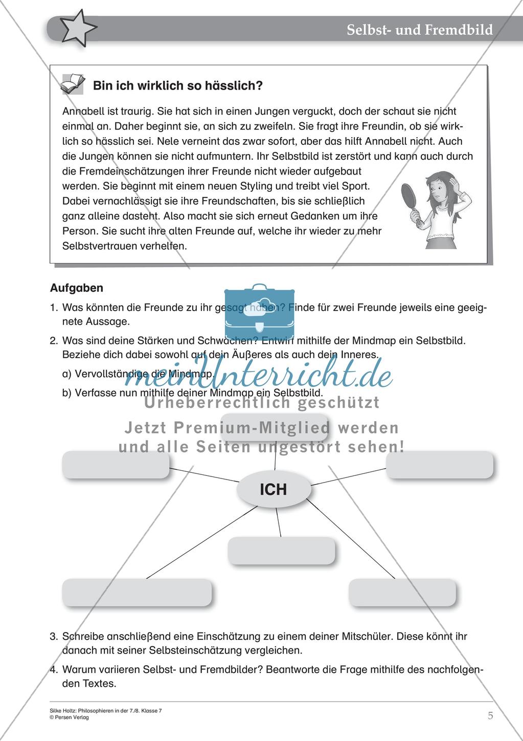 Philosophieren: Selbst- und Fremdbild Preview 7