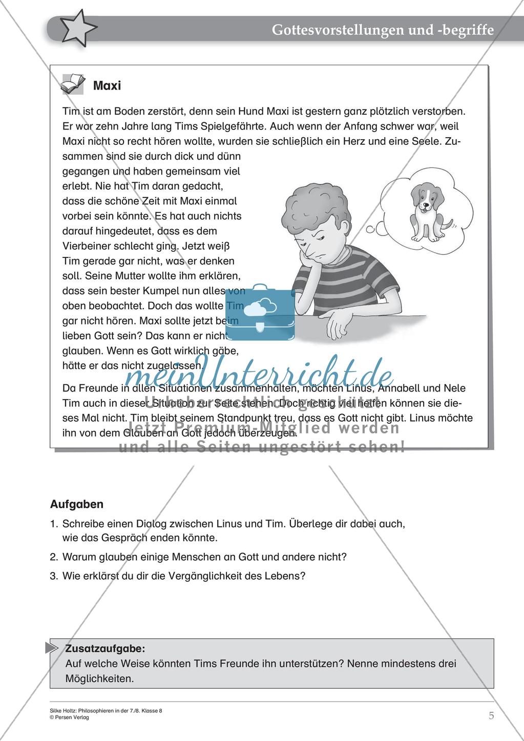 Philosophieren: Gottesvorstellungen Preview 7