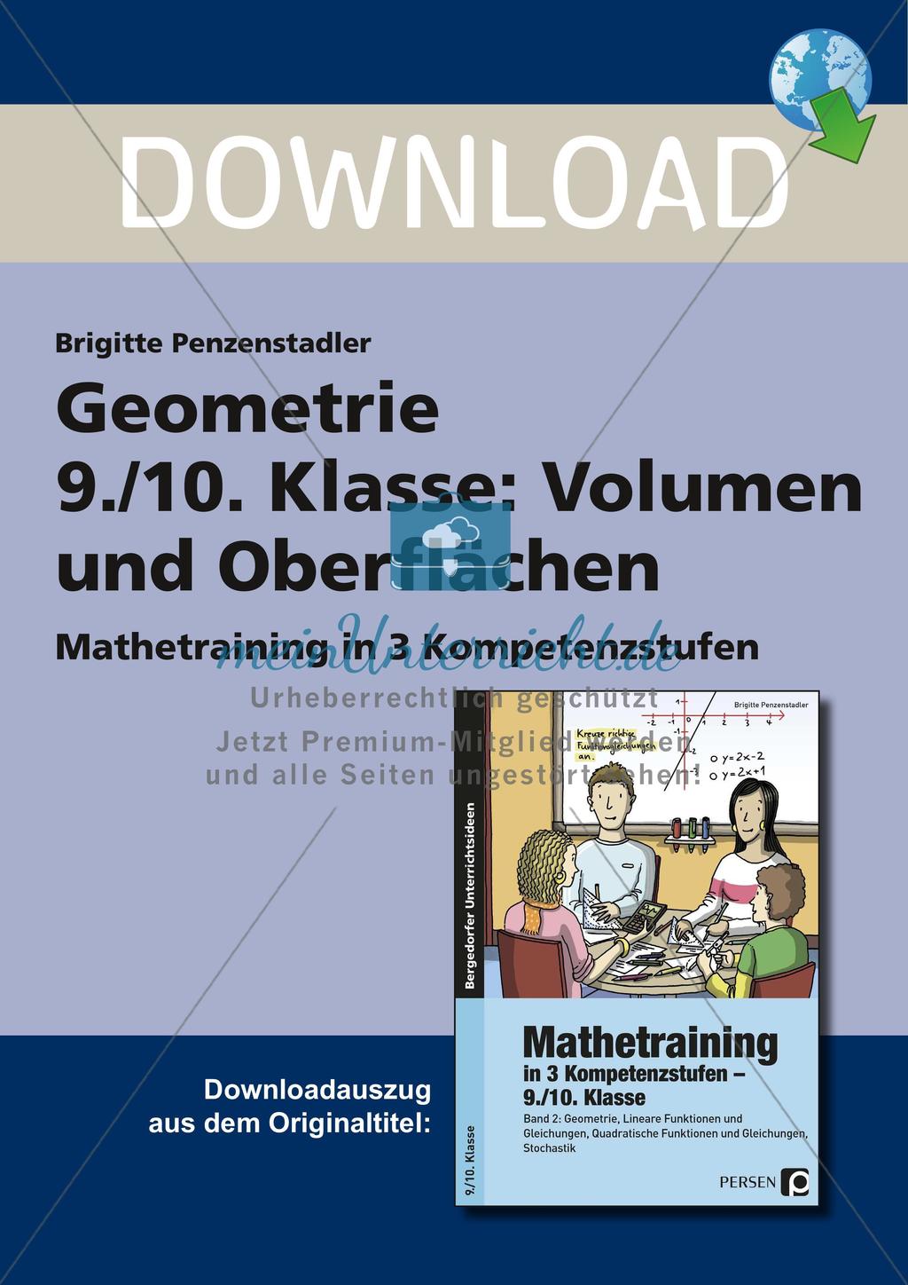 Das Volumen und die Oberfläche Preview 1