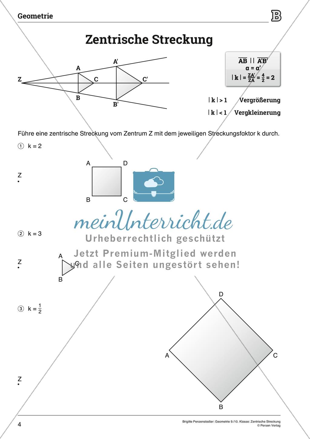 Die zentrische Streckung Preview 4