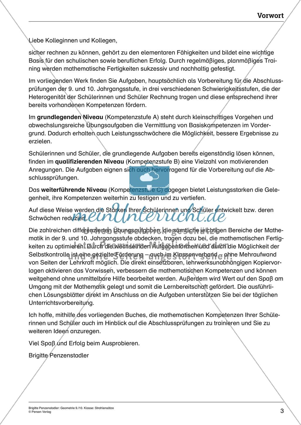 Die Strahlensätze Preview 3