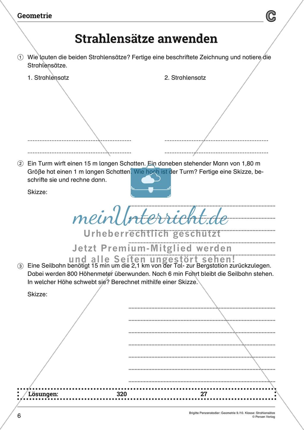 Die Strahlensätze Preview 6