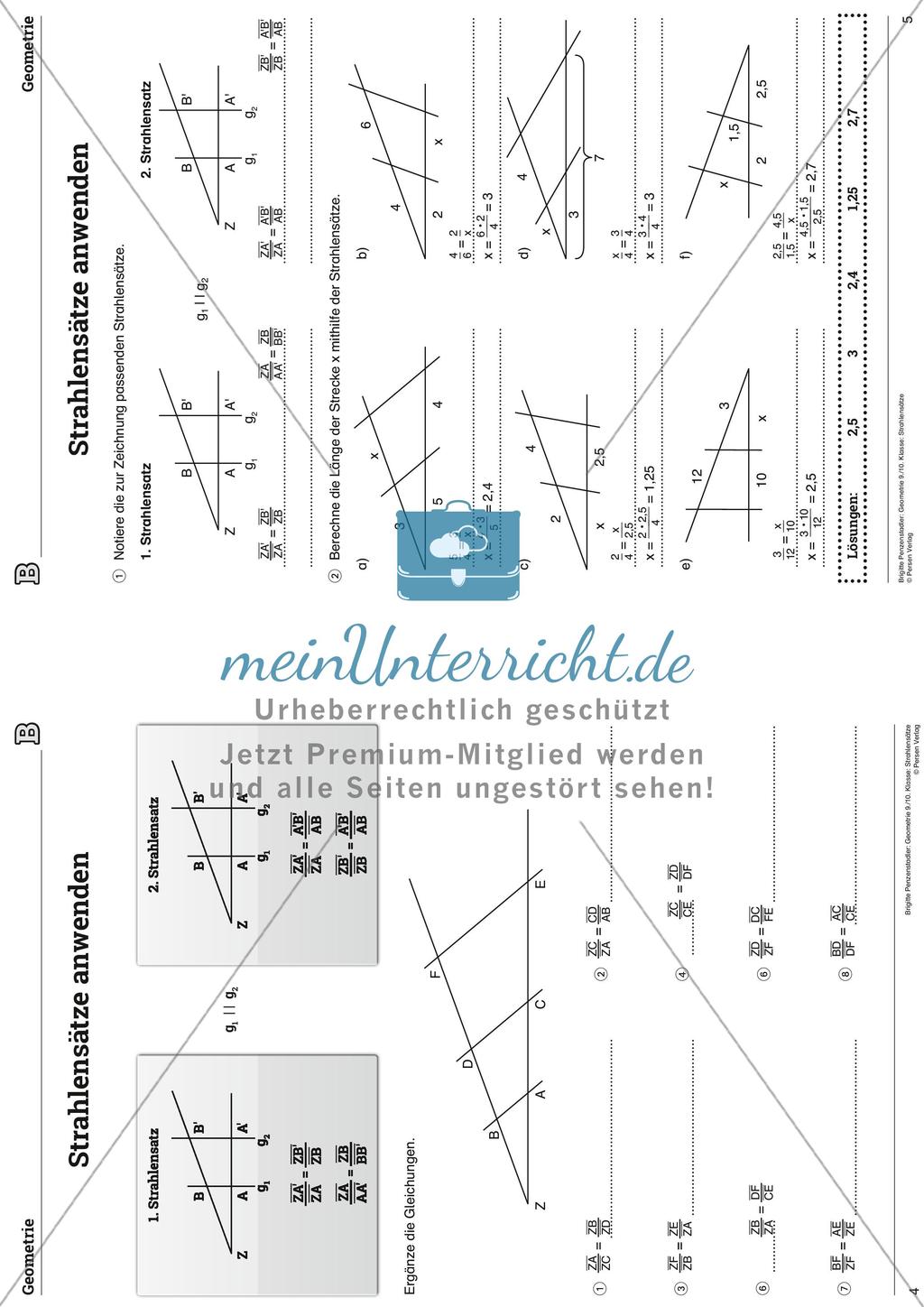Die Strahlensätze Preview 7