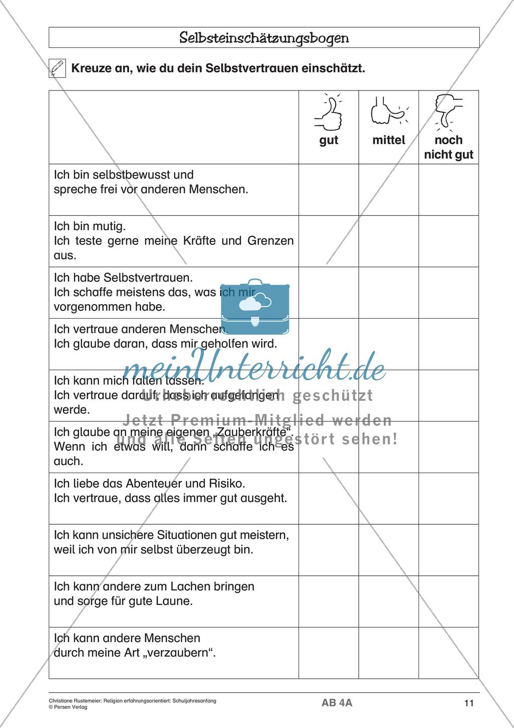 Religion erfahrungsorientiert: Schuljahresanfang Preview 13