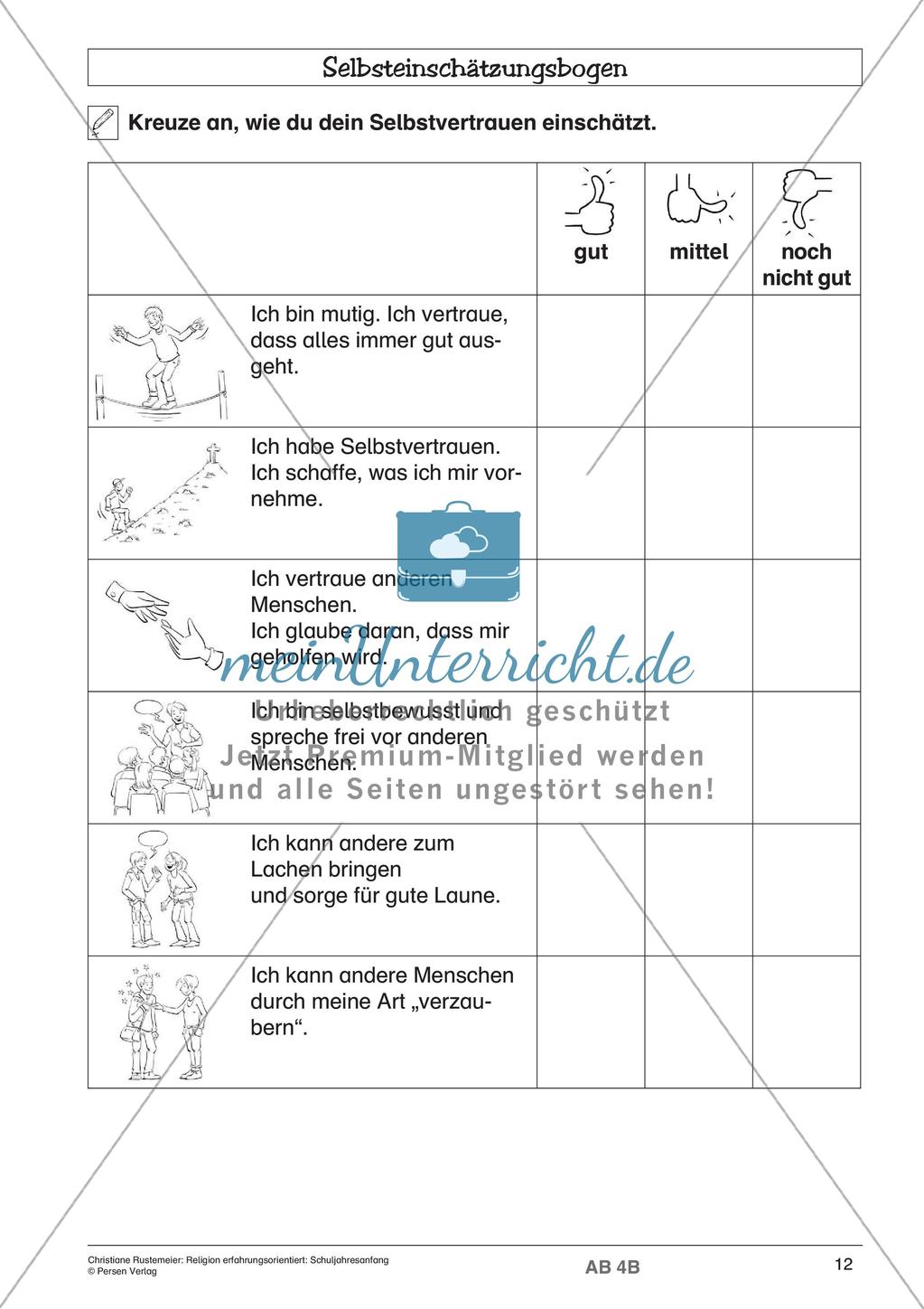 Religion erfahrungsorientiert: Schuljahresanfang Preview 14