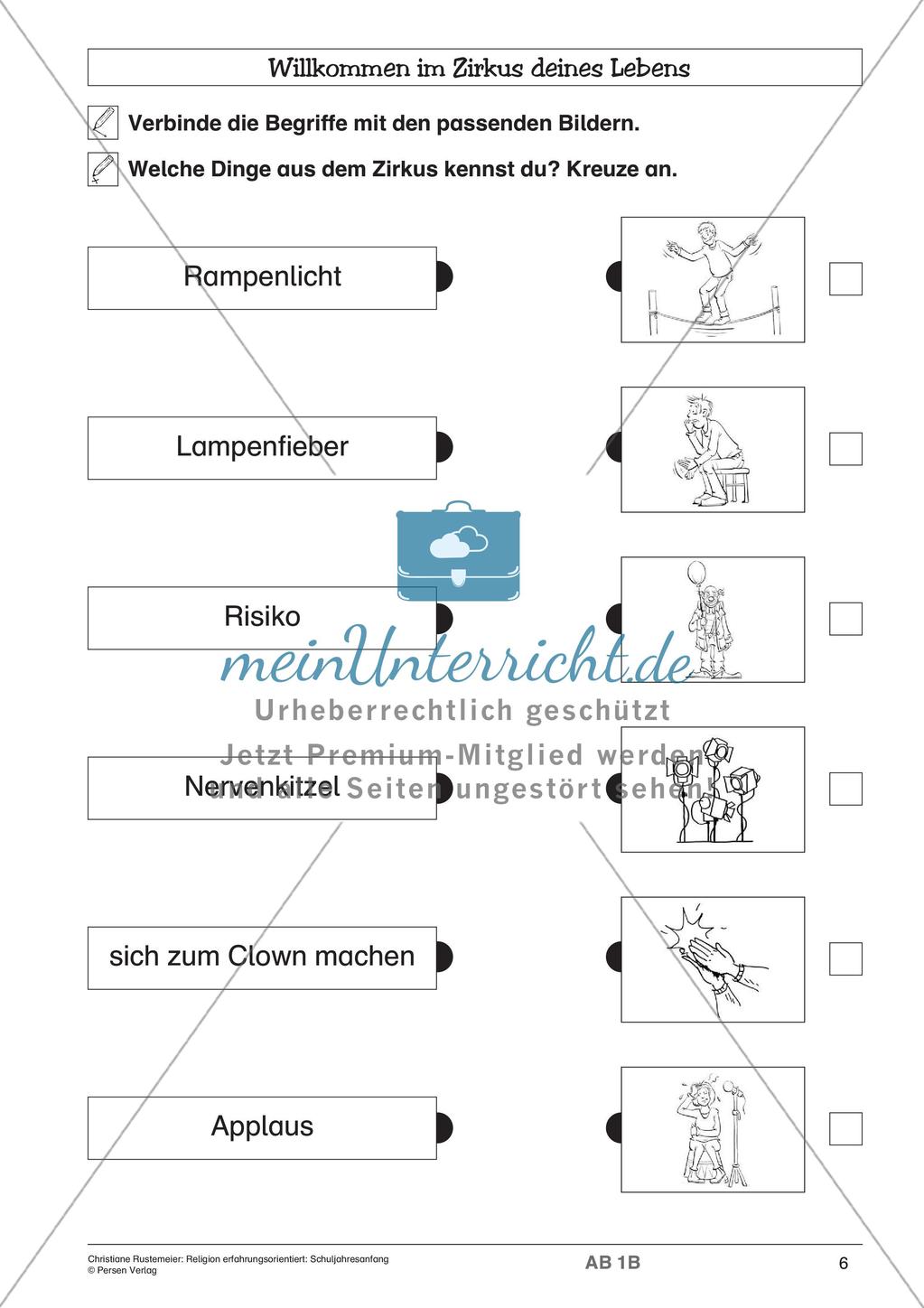 Religion erfahrungsorientiert: Schuljahresanfang Preview 8