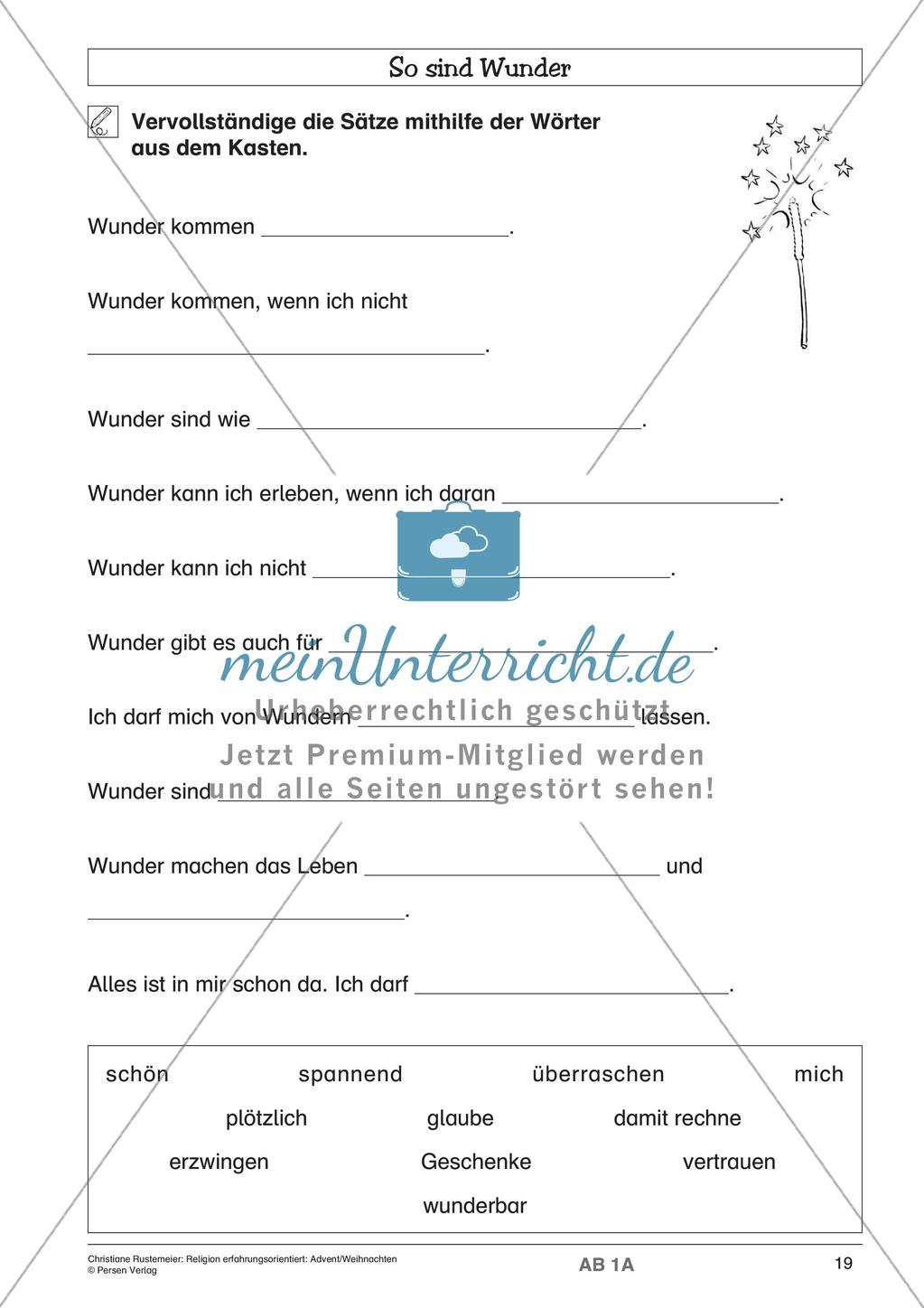 Religion erfahrungsorientiert: Advent/Weihnachten Preview 21