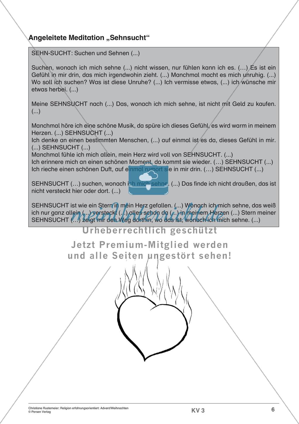 Religion erfahrungsorientiert: Advent/Weihnachten Preview 8