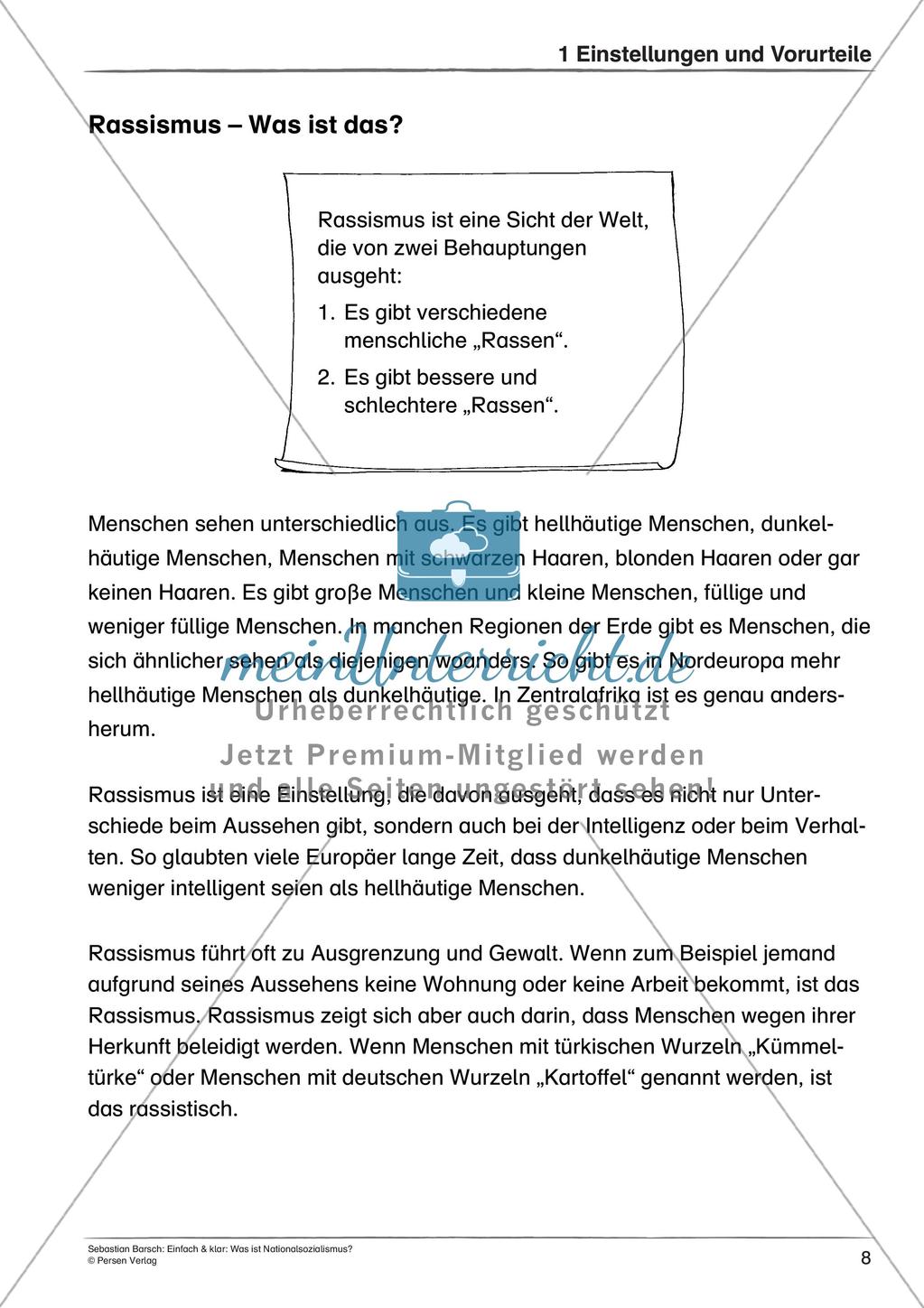 Nationalsozialismus: Entstehung und Ideologie Preview 10